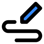 Writing Fluently SVG Icon
